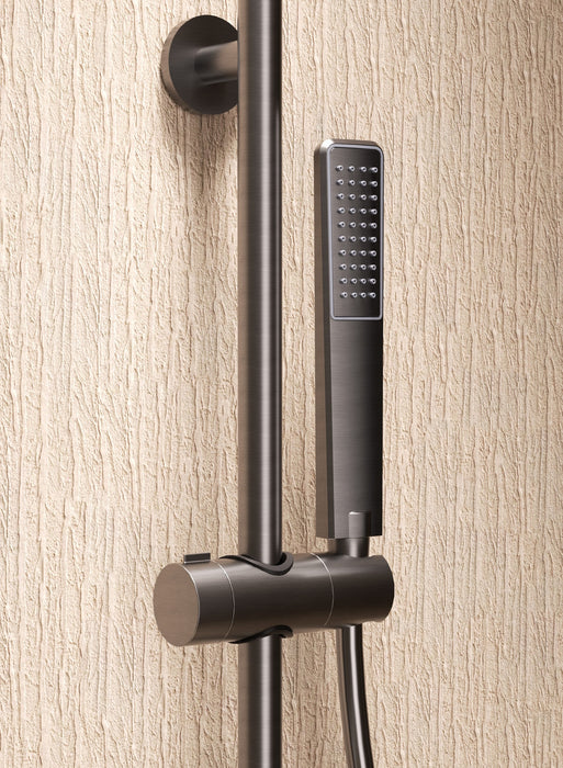IMEX SMF065/BGM FIRENZE-SASSARI Conjunto Ducha Monomando Black Gun Metal