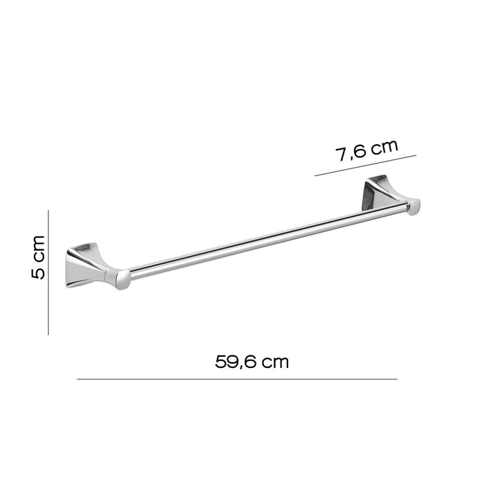 GEDY CE216013100 CERVINO Toallero 60 cm Cromo