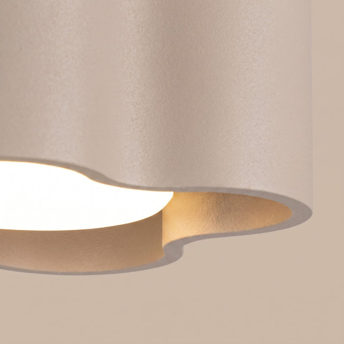 SOLLUX SL.3333 Lámpara De Techo Ovio 1 Taupe Gx53