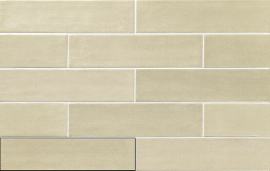 CARMEN A040530 ACQUARELLA IVORY 7,5X30 Azulejo Esmaltado