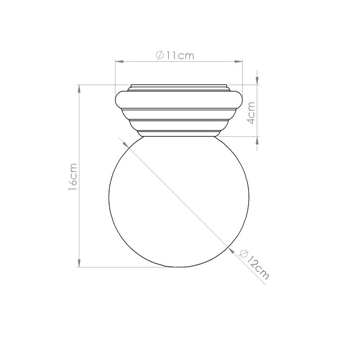 SOLLUX SL.1902 Lámpara de techo ZORI ultramar IP44 ultramarino