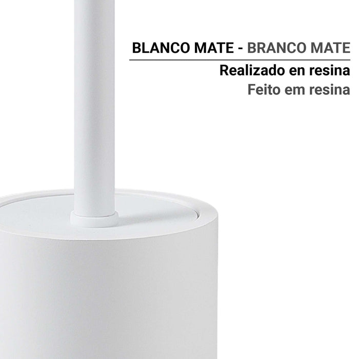 GEDY BR330200000 BRENDA Matte White Toilet Brush Holder