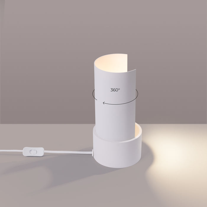 SOLLUX SL.1675 Lámpara de mesa FLASH blanca blanco