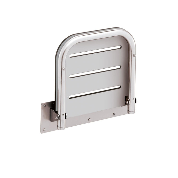 BELTRAN 2708 ASIDEROS Asiento Abatible Para Ducha Y Otros Servicios Inox Blanco