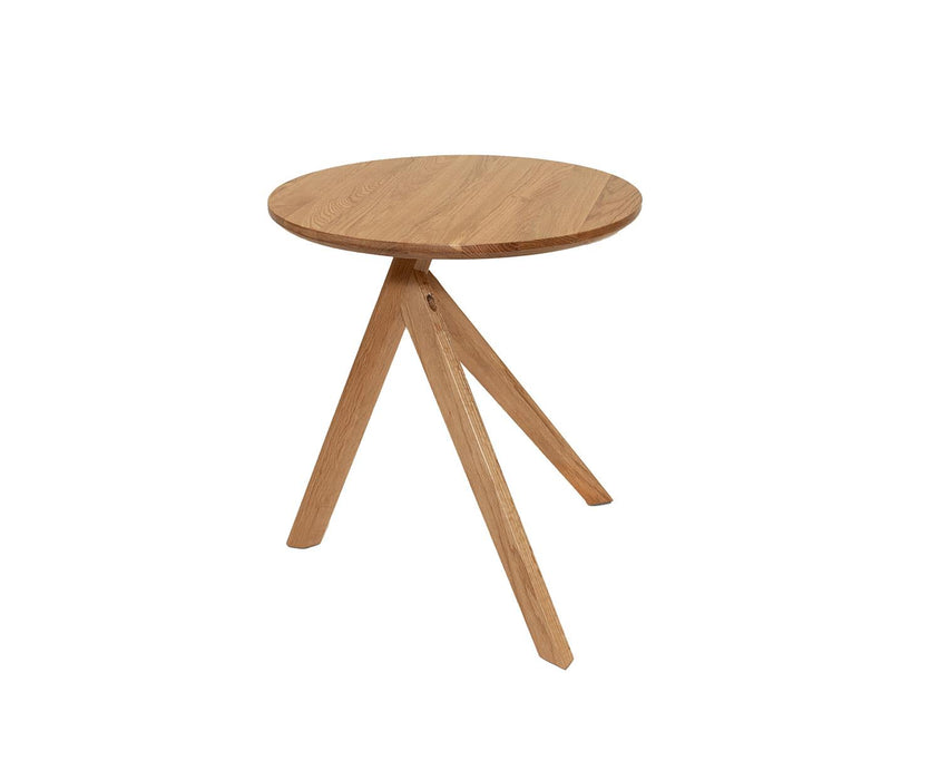 ANDREA HOUSE MU26033 Mesa Madera De Roble Ø45X50Cm