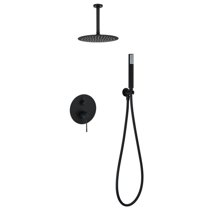 IMEX GPP059/NG GENOVA-PIAMONTE Monomando Conjunto Empotrado Negro