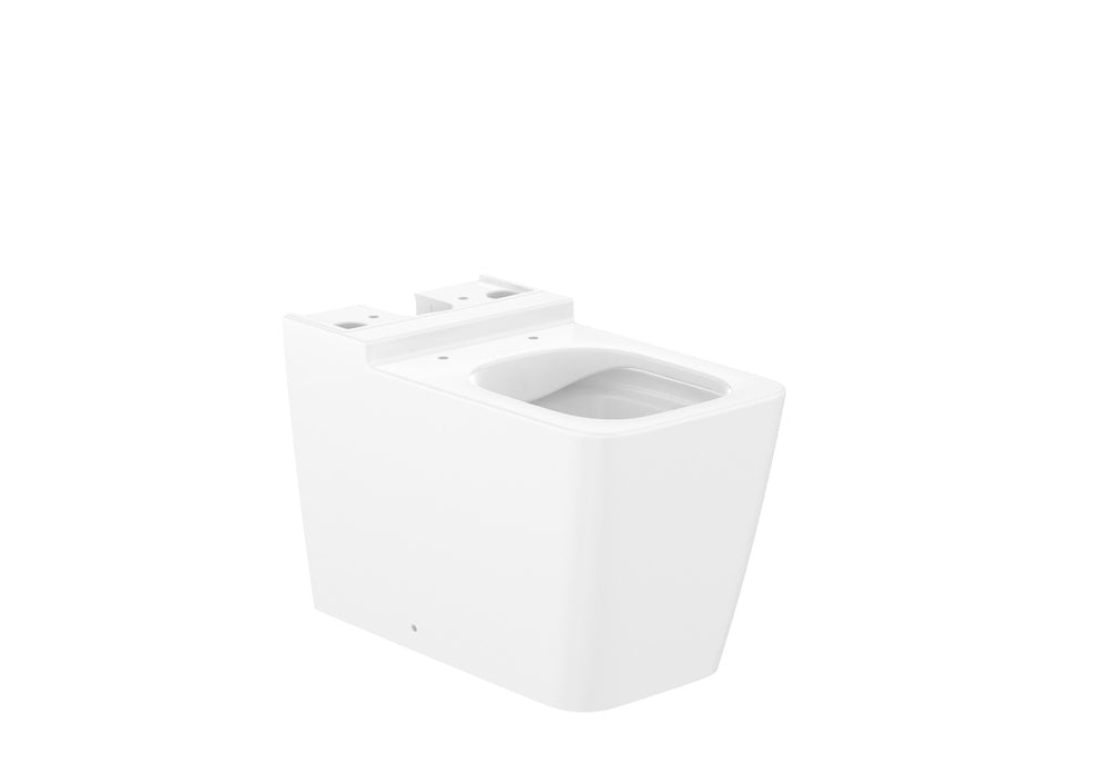 ROCA A342536000 INSPIRA SQUARE Rimless Cup Dual Outlet White Gloss