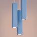 SOLLUX SL.3297 Lámpara Colgante Rayo 3P Azul Celeste