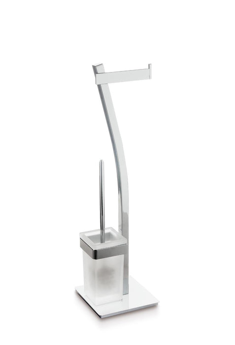 BELTRAN 21202 BERLIN Chrome Toilet Brush and Roll Holder Chrome