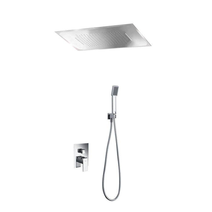 IMEX GTS019/P SUMATRA Conjunto de Ducha Empotrado Monomando Cromo Con Con Premarco