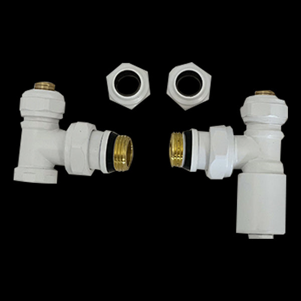 ARCOBAÑ 26LLARB  Juego Llaves Radiador Blanco Bitubo