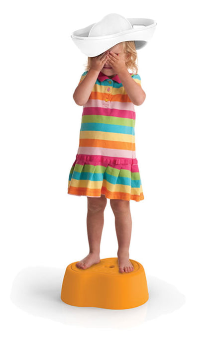 GEDY DD029300900 DA-DAM Orinal Escalera Infantil Blanco/Naranja