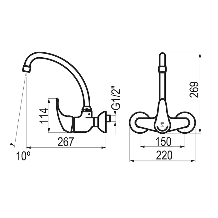PRESTO 8148100 Alfa cocina Cromo
