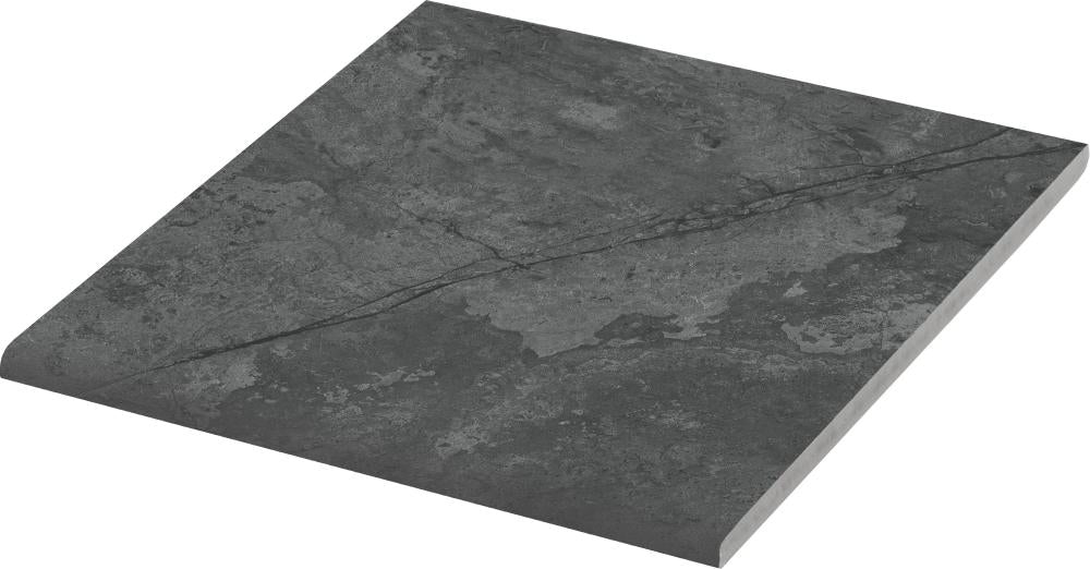DUNE 188988 BALI NEGRO BULLNOSE 14,7x14,7 Porcelánico Canto Redondeado