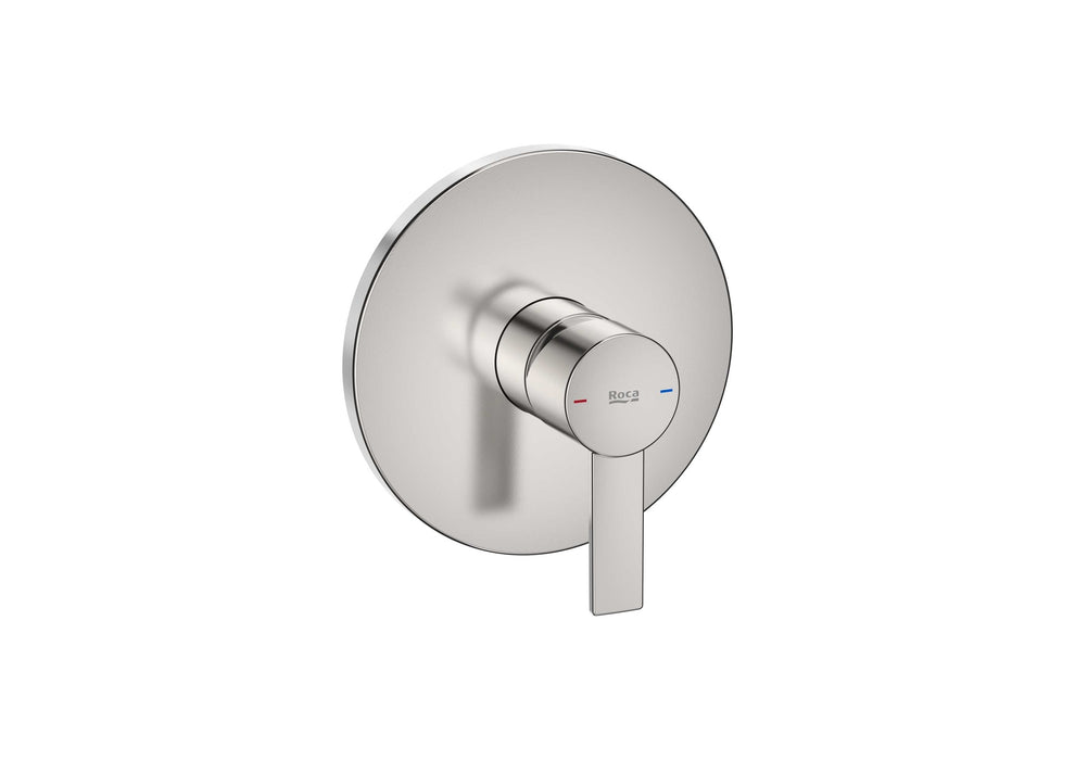 ROCA A5A2B5FSM0 TARGA Grifo Monomando Empotrable para Baño o Ducha Acabado Acero Inoxidable