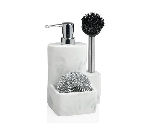 ANDREA HOUSE CC69146 Dispensador Cocina 3Pcs E/Mármol