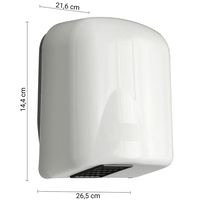 GEDY 24570200000 PONENTE Secador de manos eléctrico con fotocelula 1650 W blanco