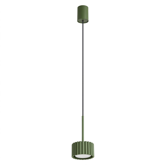 SOLLUX SL.2679 Lámpara colgante AURA 1 verde oliva Gx53