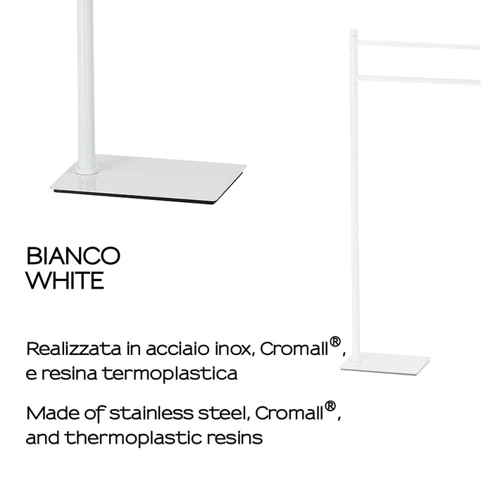 GEDY TR312200000 TRILLY Toallero De Pie Blanco