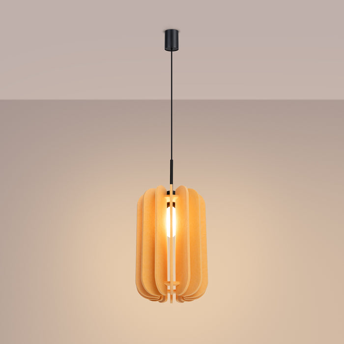 SOLLUX SL.1858 Lámpara colgante MULA 27 amarillo amarillo/negro