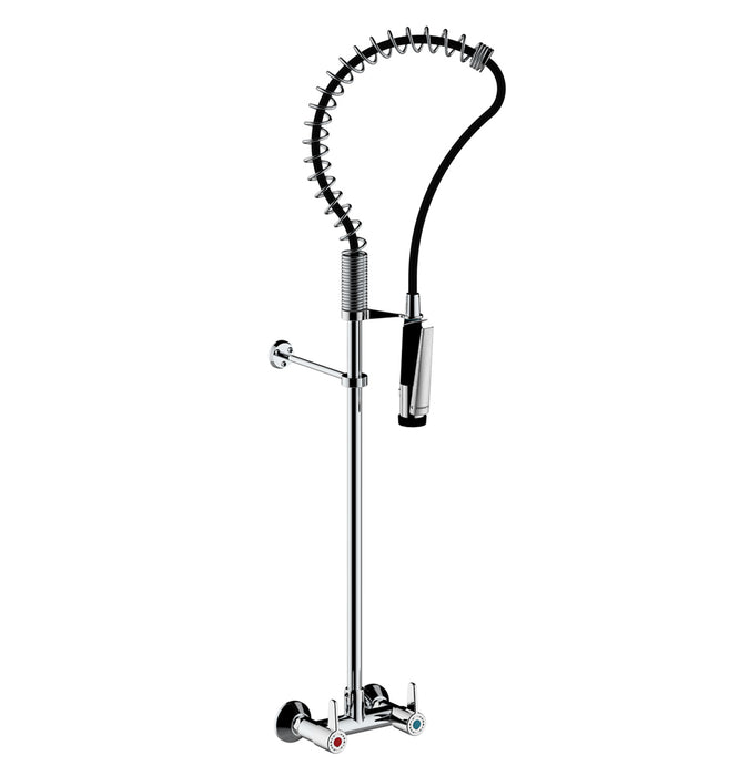 PRESTO 70814 Columna industrial mezcladora bimando Cromo