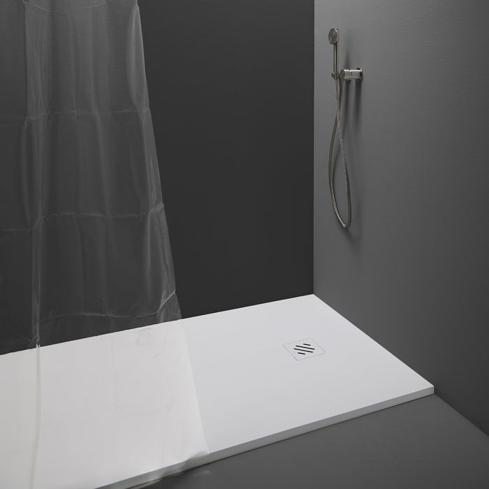 BATHME ZERO Shower Tray Gel Coat White Color