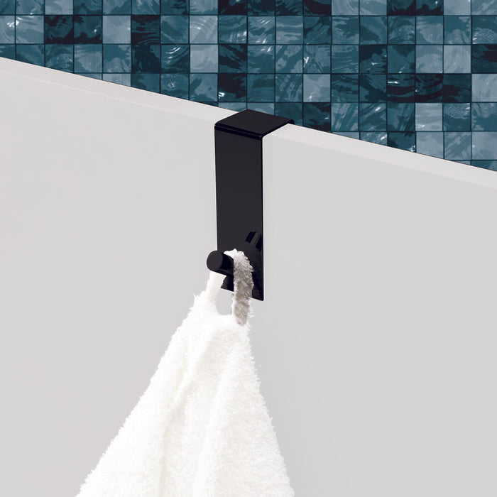 GEDY 21251400100 Percha Simple Puerta 40MM Negro Mate