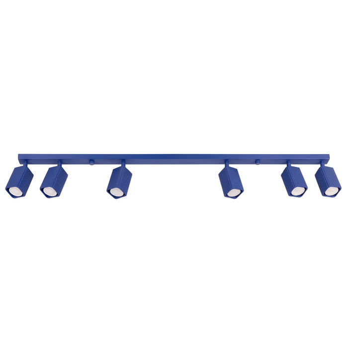 SOLLUX SL.3210 Lámpara De Techo Rayo 6L Azul Ultramar
