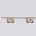 SOLLUX SL.3335 Lámpara De Araña Ovio 4 Taupe Gx53