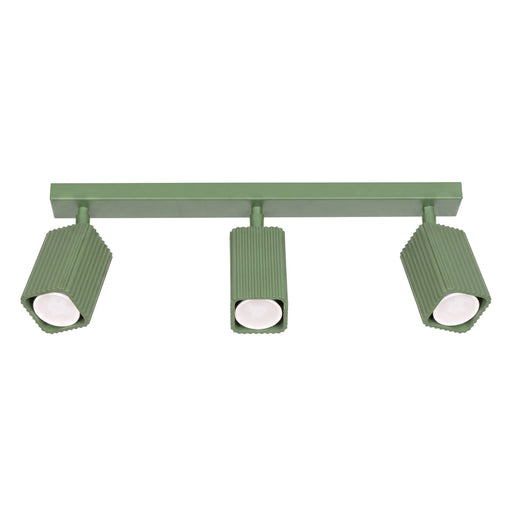 SOLLUX SL.3305 Lámpara De Techo Rayo 3L Verde Salvia