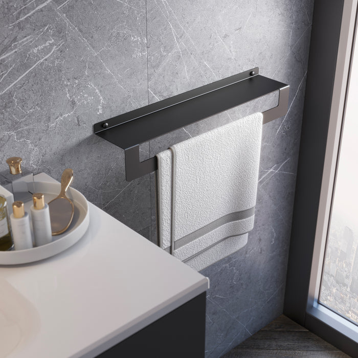 GEDY 20191450000 CLEO Estante toallero 50 cm negro mate