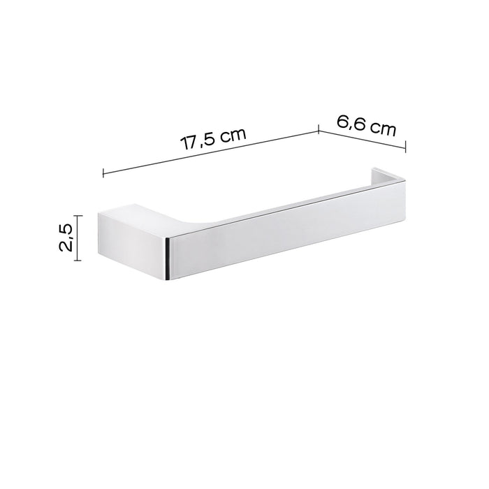 GEDY PI241300100 PIRENEI Chrome Toilet Paper Holder