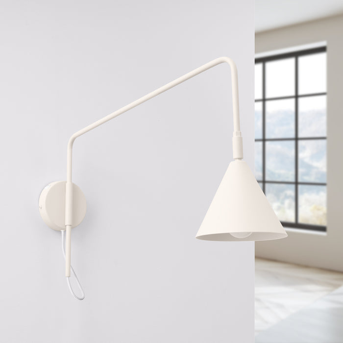 SOLLUX SL.2494 Aplique de pared NOX 1 beige con interruptor