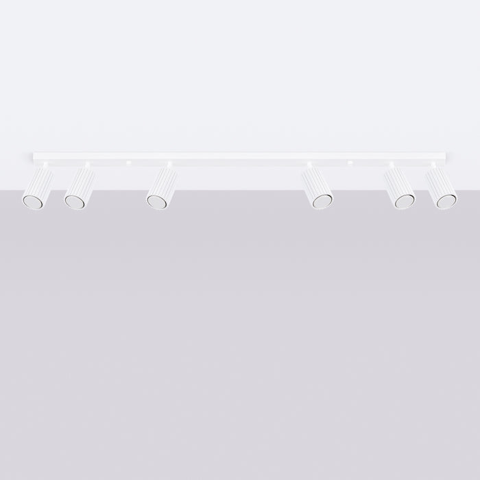 SOLLUX SL.1547 KARBON Lámpara De Techo 6l Blanca