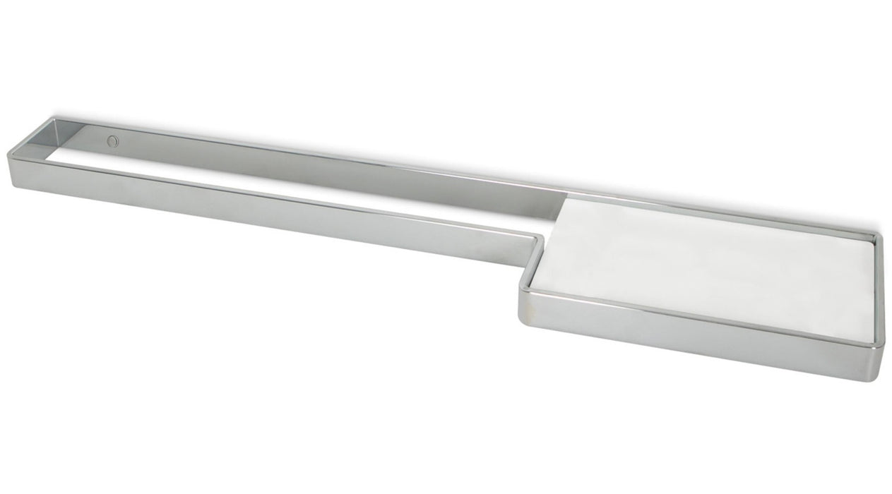 BELTRAN 10800 TURIN Toallero Con Bandeja 60 cm Cromo/Blanco