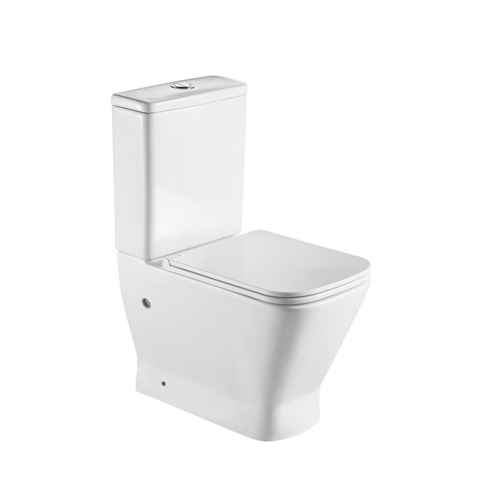 AQUORE 388864 RHODAS Pack Inodoro BTW Compacto Tornado Blanco Brillo