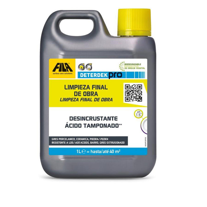 FILA 60410012SPP DETERDEK PRO Desincrustante Ácido 1 litro