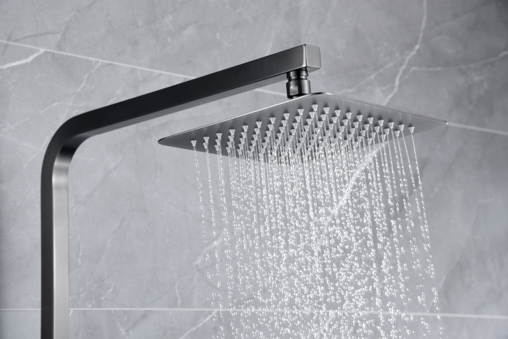 IMEX BDP048/BGM PISA Conjunto Ducha Monomando Black Gun Metal