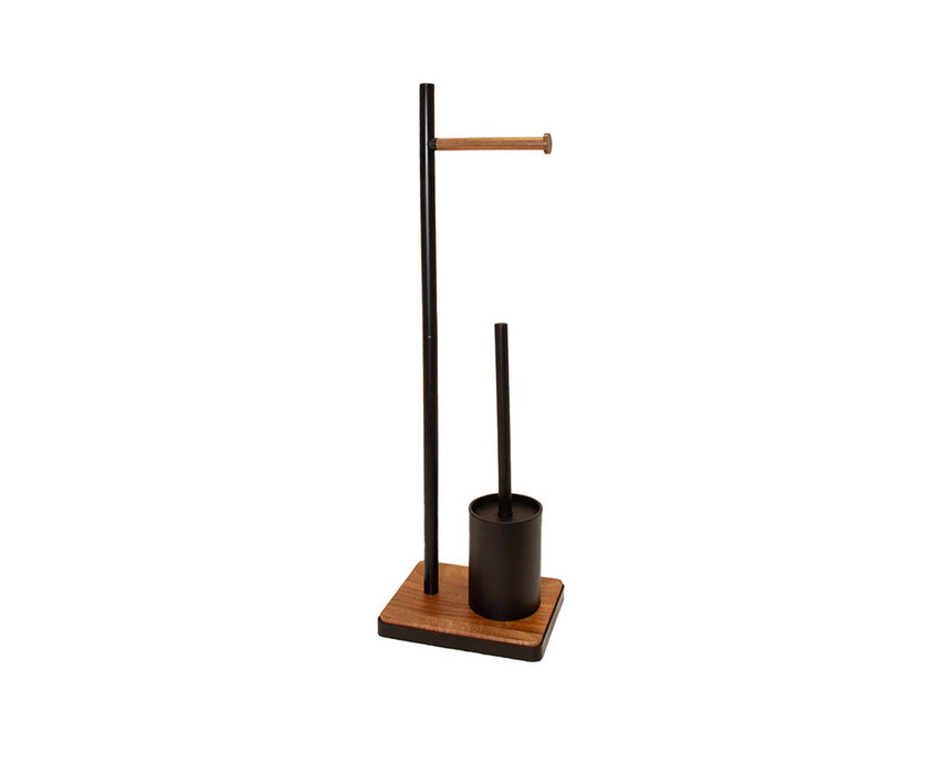 ANDREA HOUSE BA26103 Sop. Papel Escobilla Negro/Acacia