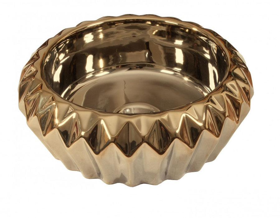 DUNE 188012 SELENE LIGHT GOLD Lavabo de Sobreencimera
