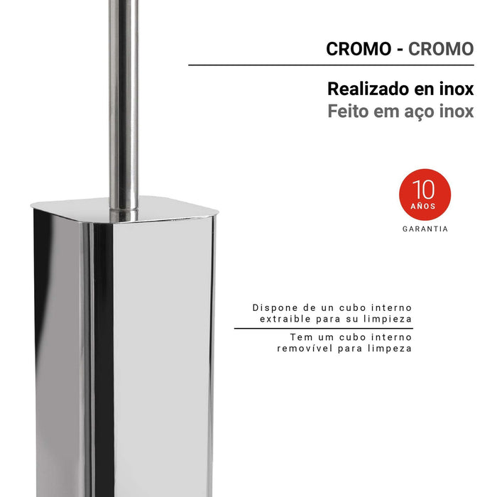 GEDY 13341300000 JACK Chrome Toothbrush Holder