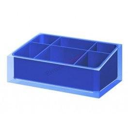 GEDY RA000500000 Rainbow Blue Makeup Holder