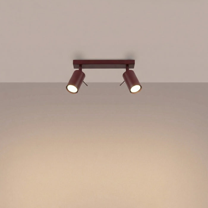 SOLLUX SL.2160 Plafón RING 2 burdeos