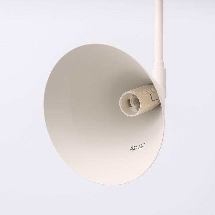 SOLLUX SL.2494 Aplique de pared NOX 1 beige con interruptor