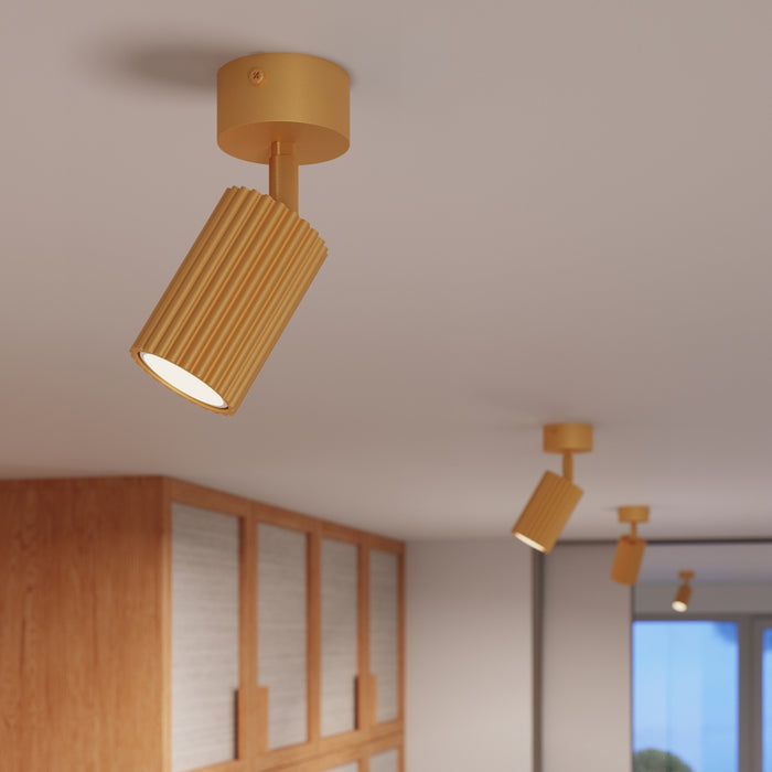 SOLLUX SL.1912 Plafón KARBON 1 dorado