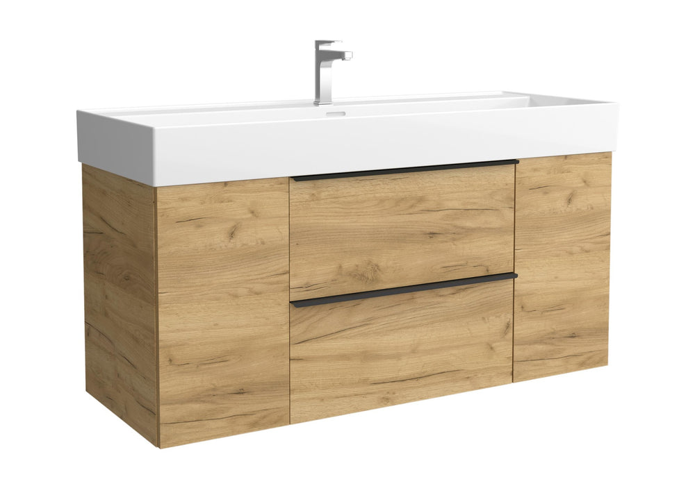 SALGAR 116094 NABUA PLUS Mueble de Baño 1 poza Porcelana 120cm Roble