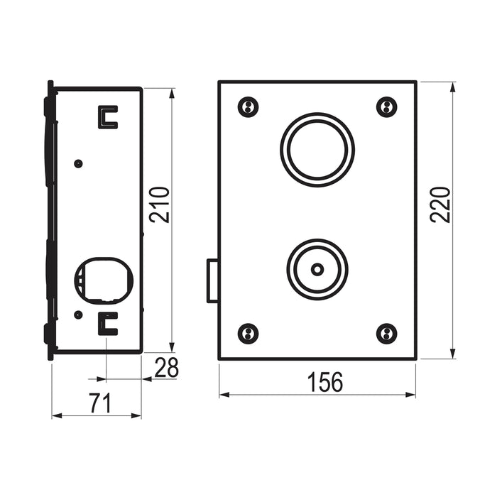 PRESTO 79750 Domo Touch I Cromo