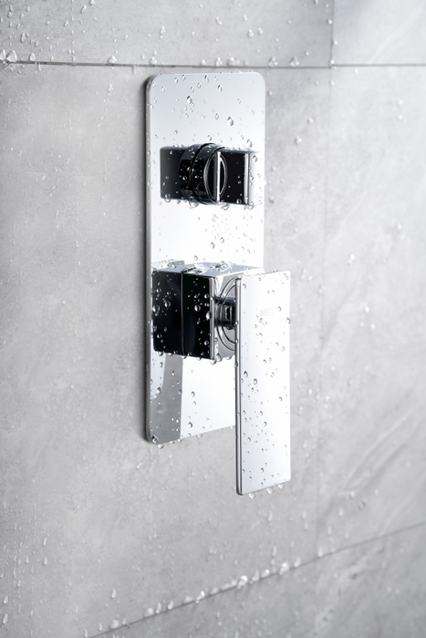 IMEX GPP048 PISA Conjunto Ducha Monomando Empotrado Cromo