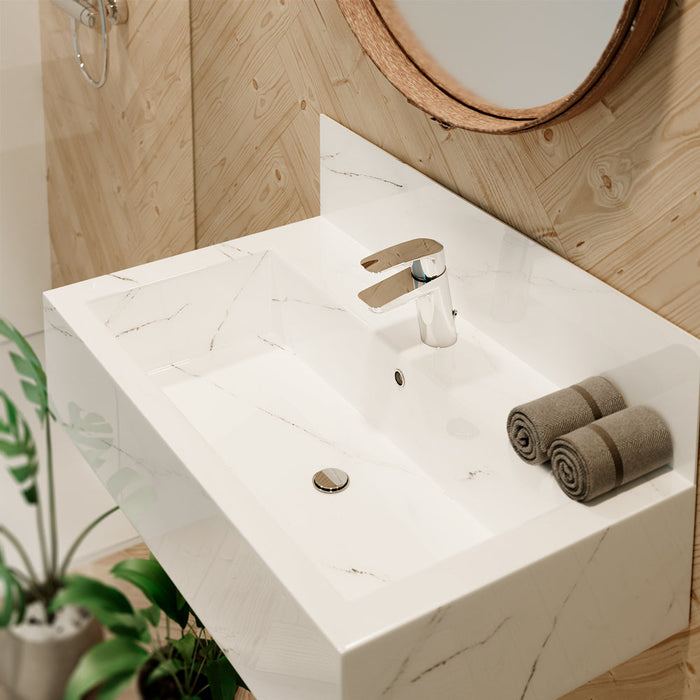 RAMONSOLER 570101VA9065 NEW FLY Grifo Monomando Lavabo con Válvula Automática Cromo