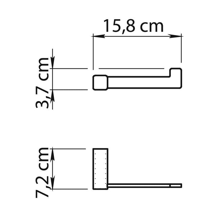 GEDY SG241300000 SPLUGA Portarrollo Cromo